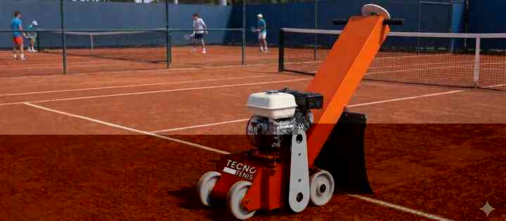 Escarificadora Línea Pumita trabajando en cancha